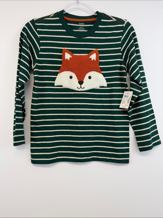 Gymboree Other - NWT Gymboree Noble Forest Fox Striped Long Sleeve Shirt Boys 10